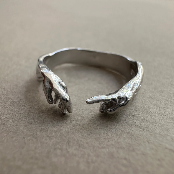 Trust in God Hand of God Ring