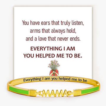 Everything I'm You Helped Me To Be Enamel MAMA Bangle