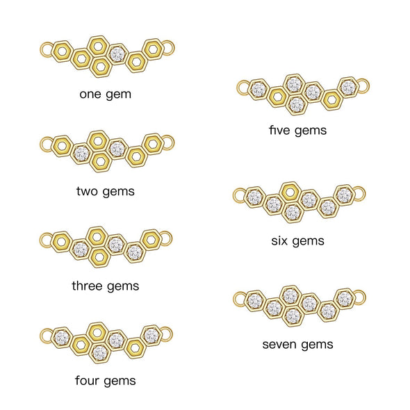 Mama's Hive Birthstone Bracelet