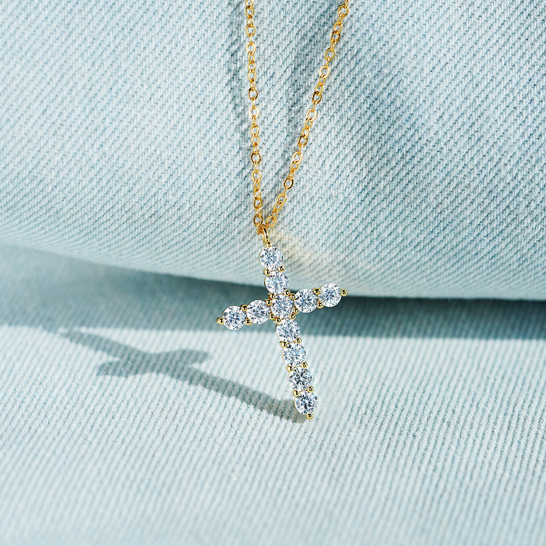 God's In Control Cross Necklace