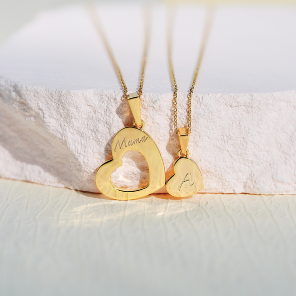 Mom & Daughter Bond by Love Matching Necklace Set