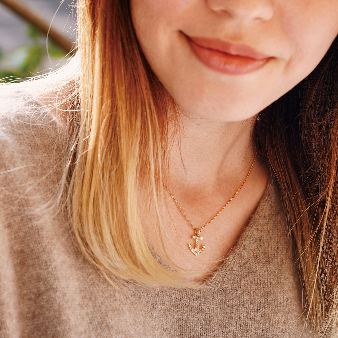 My Lifelong Friend Anchor Necklace