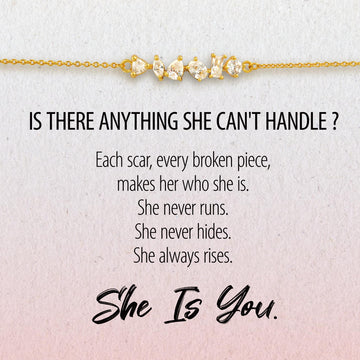 Strength In The Pieces Broken Bracelet