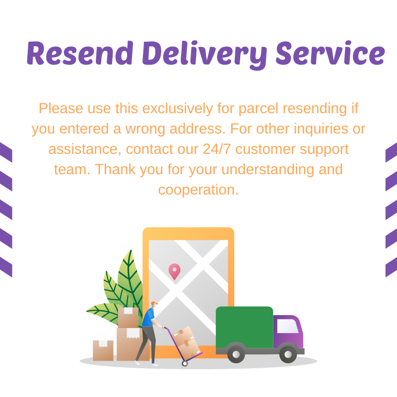 Parcel resend shipping service