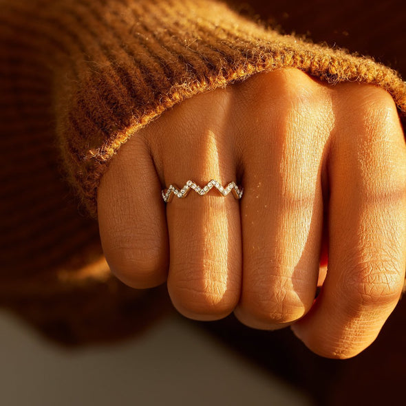 Best Bi♥︎ches Highs And Lows Friendship Sterling Silver Ring