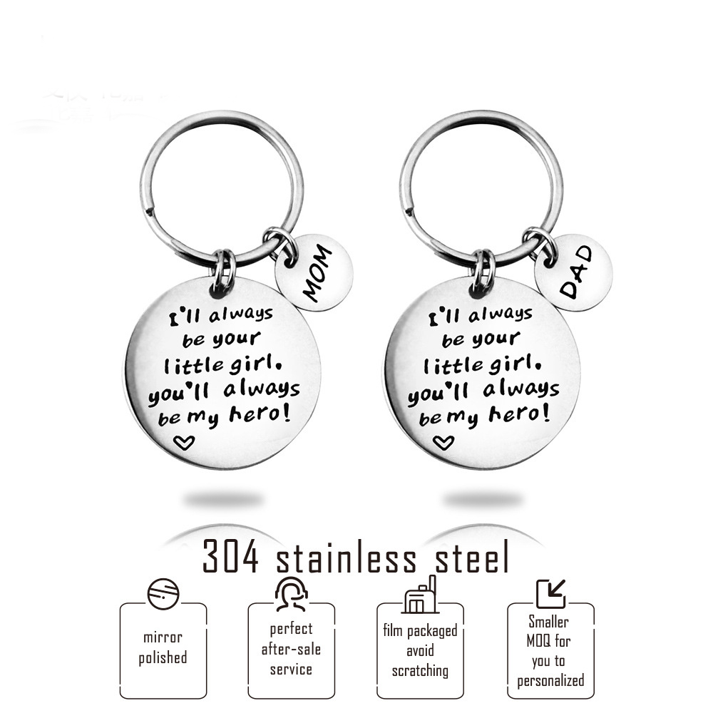"You are my hero" gift keychain perfect for Mom or Dad ✊