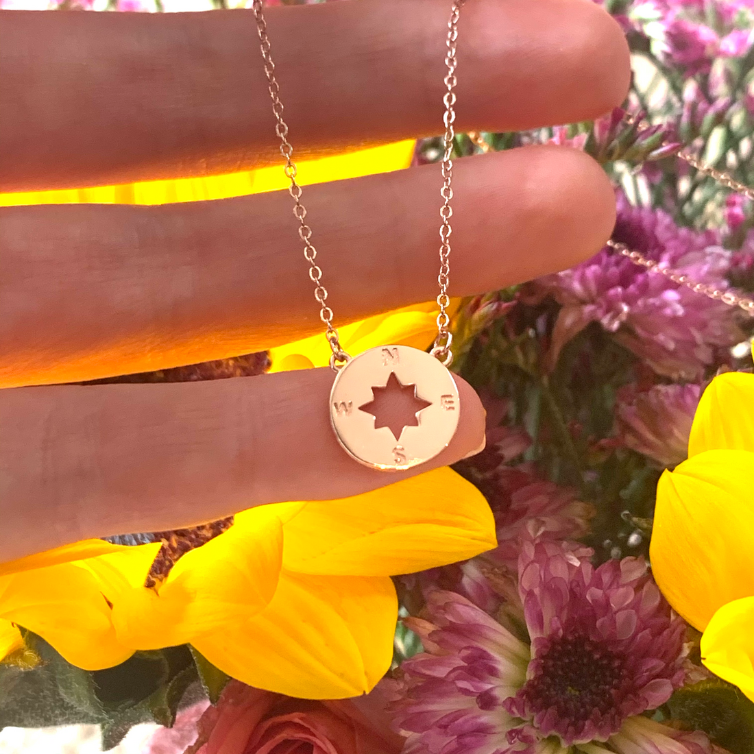 Follow Your Compass S925 Dainty Cute Necklace -Perfect Graduation/Birthday Gift Choice ❤️